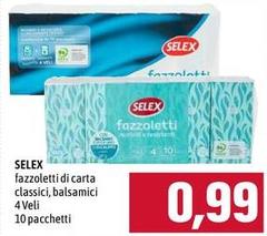 Selex - Fazzoletti Di Carta Classici, Balsamici