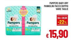Pampers - Baby-Dry Pannolini Pacco Doppio