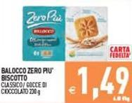 Balocco - Zero Piu Biscotto Classico