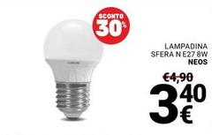 Sfera - Lampadina  N E27 8w