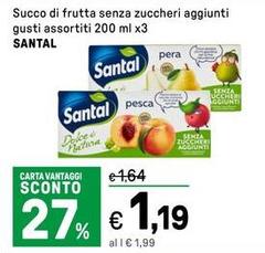 Santal - Succo Di Frutta Senza Zuccheri Aggiunti