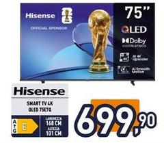 Hisense - Smart Tv 4k Oled 75e70