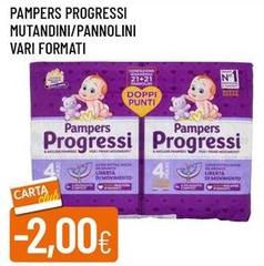 Pampers - Progressi Mutandini/Pannolini
