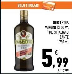 Dante - Olio Extra Vergine Di Oliva 100% Italiano