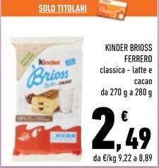 Ferrero - Kinder Brioss