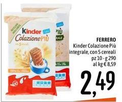 Ferrero - Kinder Colazione Più Integrale, Con 5 Cereali