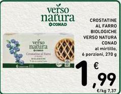 Verso Natura - Crostatine Al Farro Biologiche