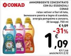 Conad - Ammorbidente Concentrato Con Oli Essenziali