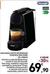 De Longhi - Macchina Caffè Nespresso Essenza MINI EN85