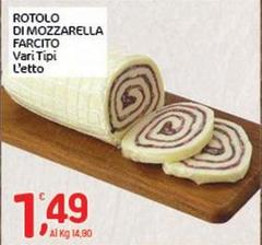 Rotolo Di Mozzarella Farcito