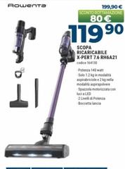 Rowenta - Scopa Ricaricabile X-PERT 7.6 RH6A21