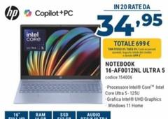 HP - Notebook 16-AF0012NL Ultra 5
