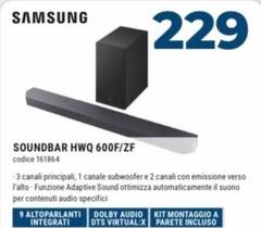 Samsung - Soundbar HWQ 600F/ZF