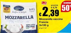 Francia - Mozzarella Vaccina