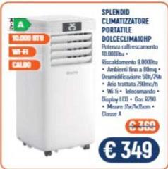 Splendid - Climatizzatore Portatile Dolceclima10HP 