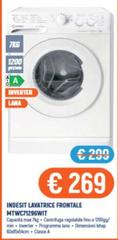 Indesit - Lavatrice Frontale MTWC71296WIT