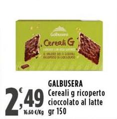 Galbusera - Cereali G Ricoperto Cioccolato Al Latte 