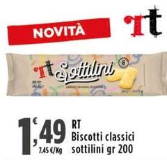 RT - Biscotti Classici Sottilini 