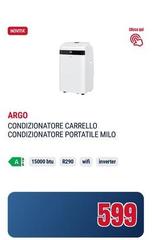Argo - Condizionatore Carrello Condizionatore Portatile Milo
