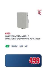Argo - Condizionatore Carrello Condizionatore Portatile Alpha Plus