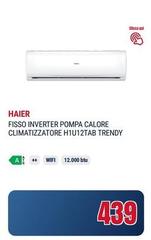 Haier - Fisso Inverter Pompa Calore Climatizzatore HIU12TAB