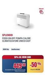 Splendid - FISSO ON-OFF POMPA CALORE CLIMATZXZATORE UNICO EASY