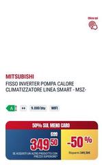 Mitsubishi - FISSO INVERTER POMPA CLIMATizzatore