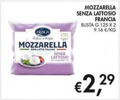 Francia - Mozzarella Senza Lattosio