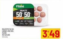 Fileni - Polpette 50-50 Carne+Mix Veg