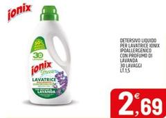 Ionix - Detersivo Liquido Per Lavatrice  Ipoallergenico Con Profumo Di Lavanda