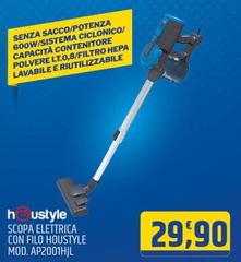 Houstyle - Scopa Eletrica Con Filo  MOD. AP2001HJL