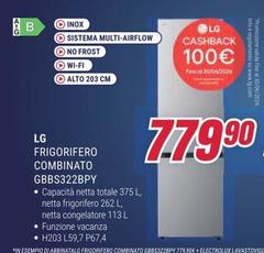 LG - Frigorifero Combinato GBBS322BPY