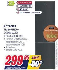 Hotpoint - Frigorifero Combinato HPK25403XBR6E