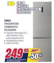Smeg - Frigorifero Combinato RC20XDND