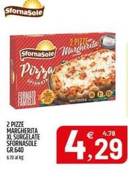 Sfornasole - 2 Pizze Margherita Xl Surgelate