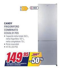Candy - Frigorifero Combinato CCG3L517ES