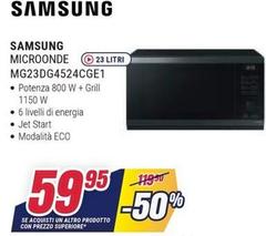 Samsung - Microonde MG23DG4524CGE01