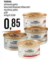 Purina - Alimento Gatto Gourmet Diamant Sfilaccetti Tacchino