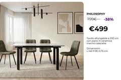 Philosophy Tavolo Allungabile 