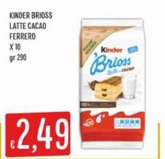 Ferrero - Kinder Brioss Latte Cacao 