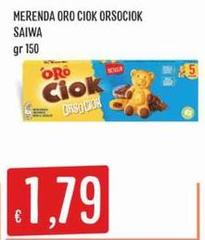 Saiwa - Merenda Oro Ciok Orsociok