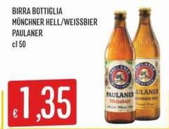 Paulaner - Birra Bottiglia Münchner Hell