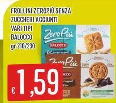 Balocco - Frollini Zeropiù Senza Zuccheri Aggiunti  