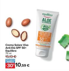 Equilibra - Crema Solare Viso Anti-Età Spf 50+
