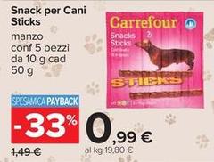 Carrefour - Snack Per Cani Sticks