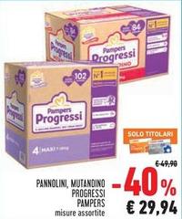Pampers - Pannolini, Mutandino Progressi