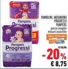 Pampers - Pannolini, Mutandino Progressi