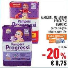 Pampers - Pannolini, Mutandino Progressi