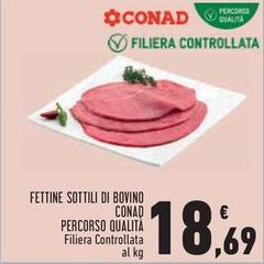 Conad - Fettine Sottili Di Bovino Percorso Qualità