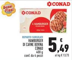 Bassi - Hamburger Di Carne Bovina